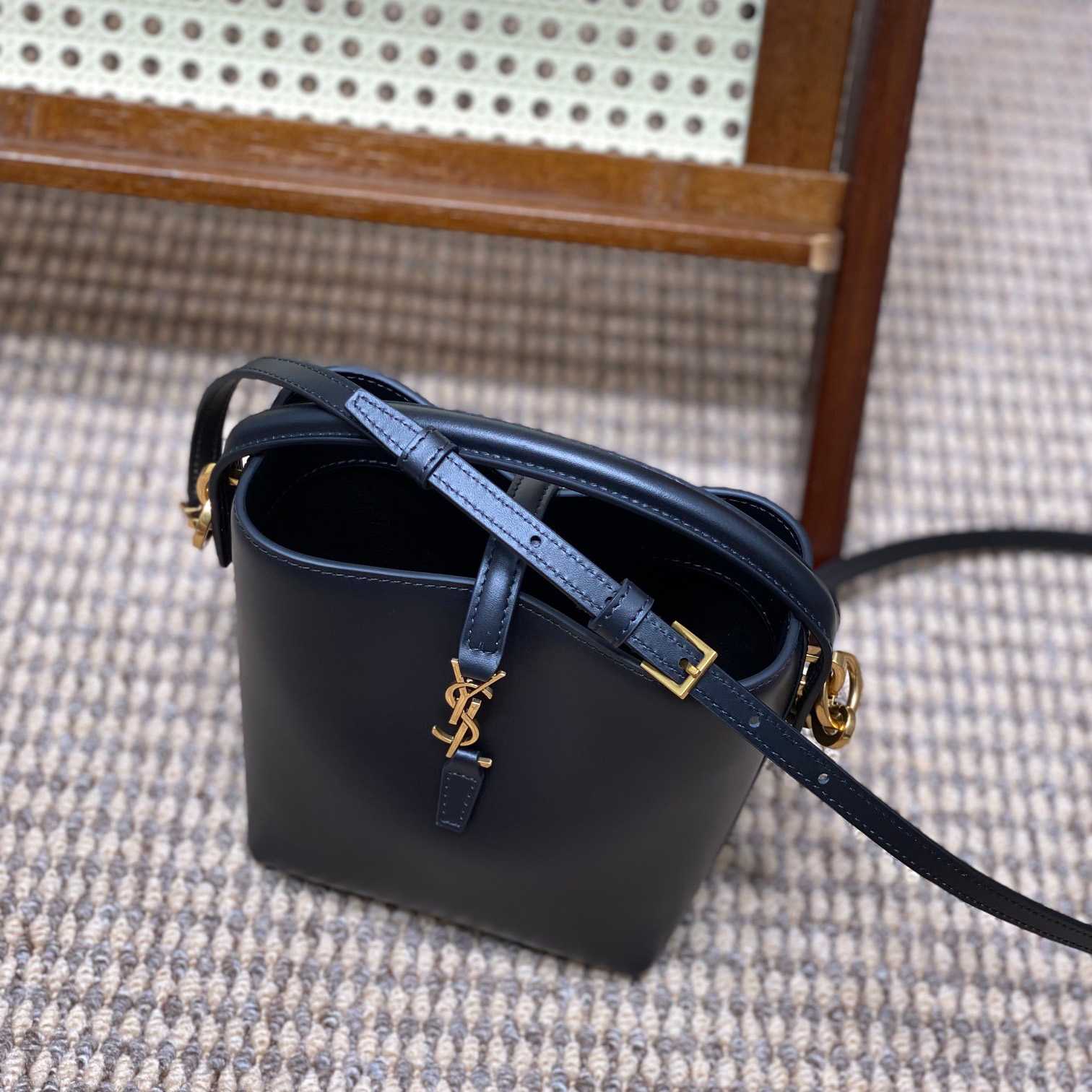 Saint Laurent Le 37 Mini In Shiny Leather - DopestKickz