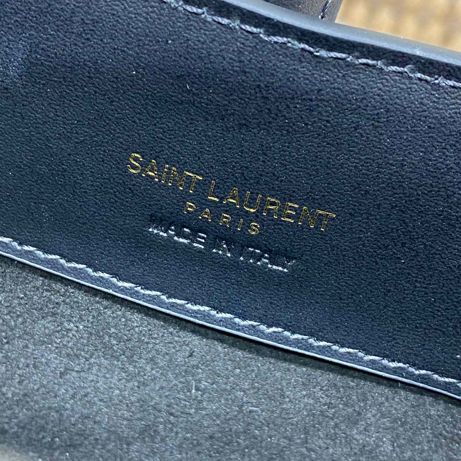 Saint Laurent Le 37 Mini In Shiny Leather - DopestKickz