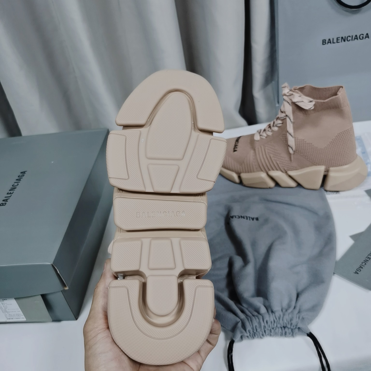 Balenciaga Speed 2.0 Lace Up Shoes - DopestKickz