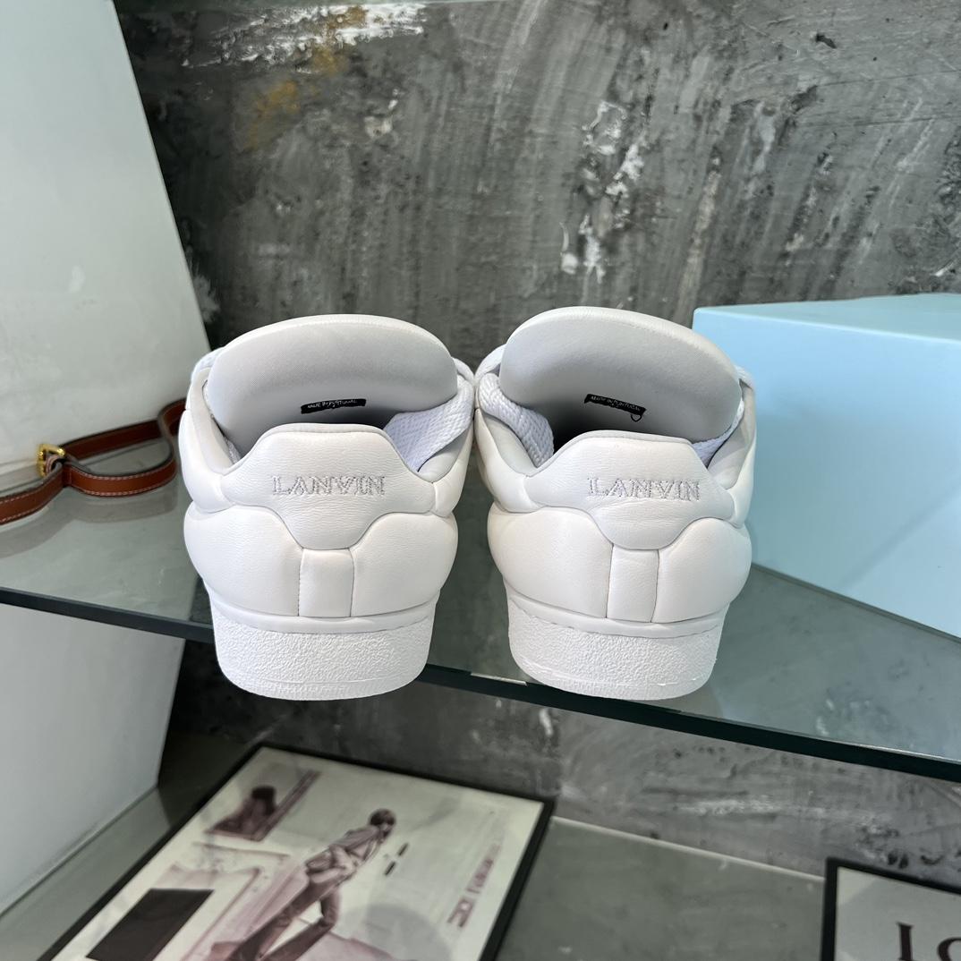 Lanvin Leather Curb XL Sneakers - DopestKickz