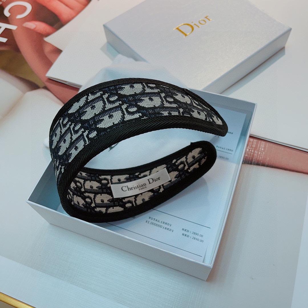 Dior Oblique Dior Band Headband - DopestKickz