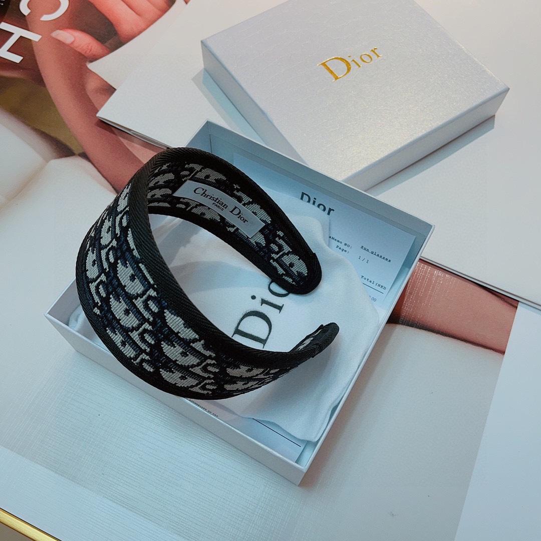Dior Oblique Dior Band Headband - DopestKickz