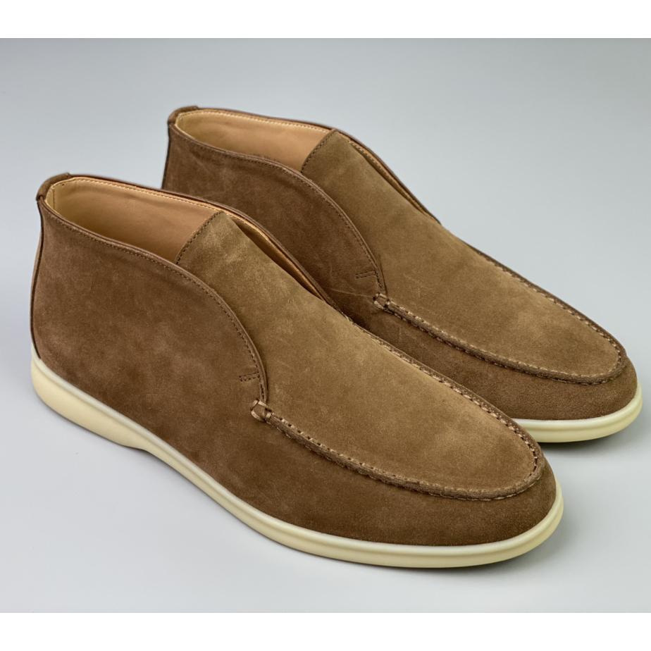 Loro Piana White Sole Summer Walk Loafers - DopestKickz