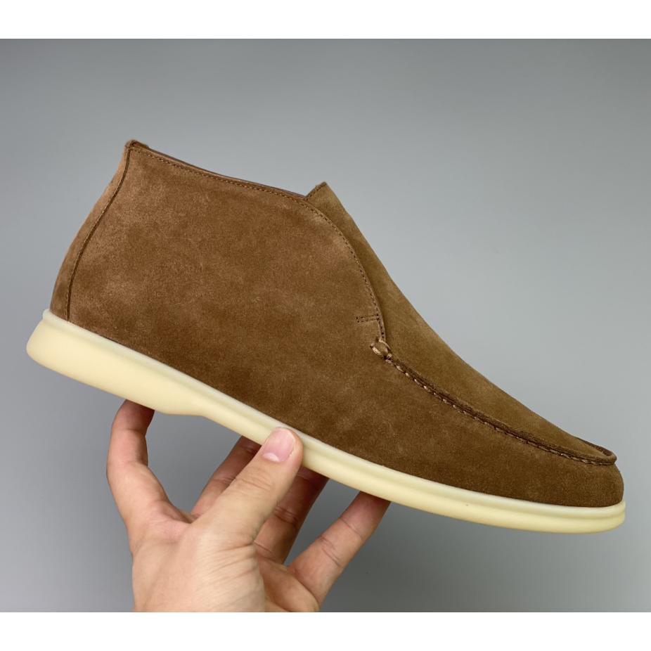 Loro Piana White Sole Summer Walk Loafers - DopestKickz