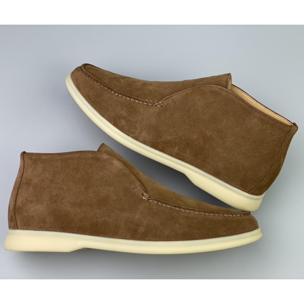 Loro Piana White Sole Summer Walk Loafers - DopestKickz