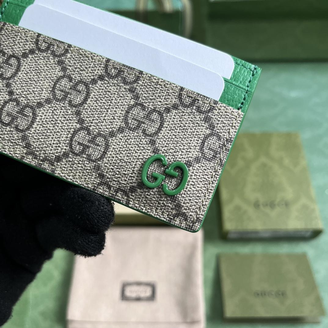 Gucci Card Case With GG Detail - DopestKickz