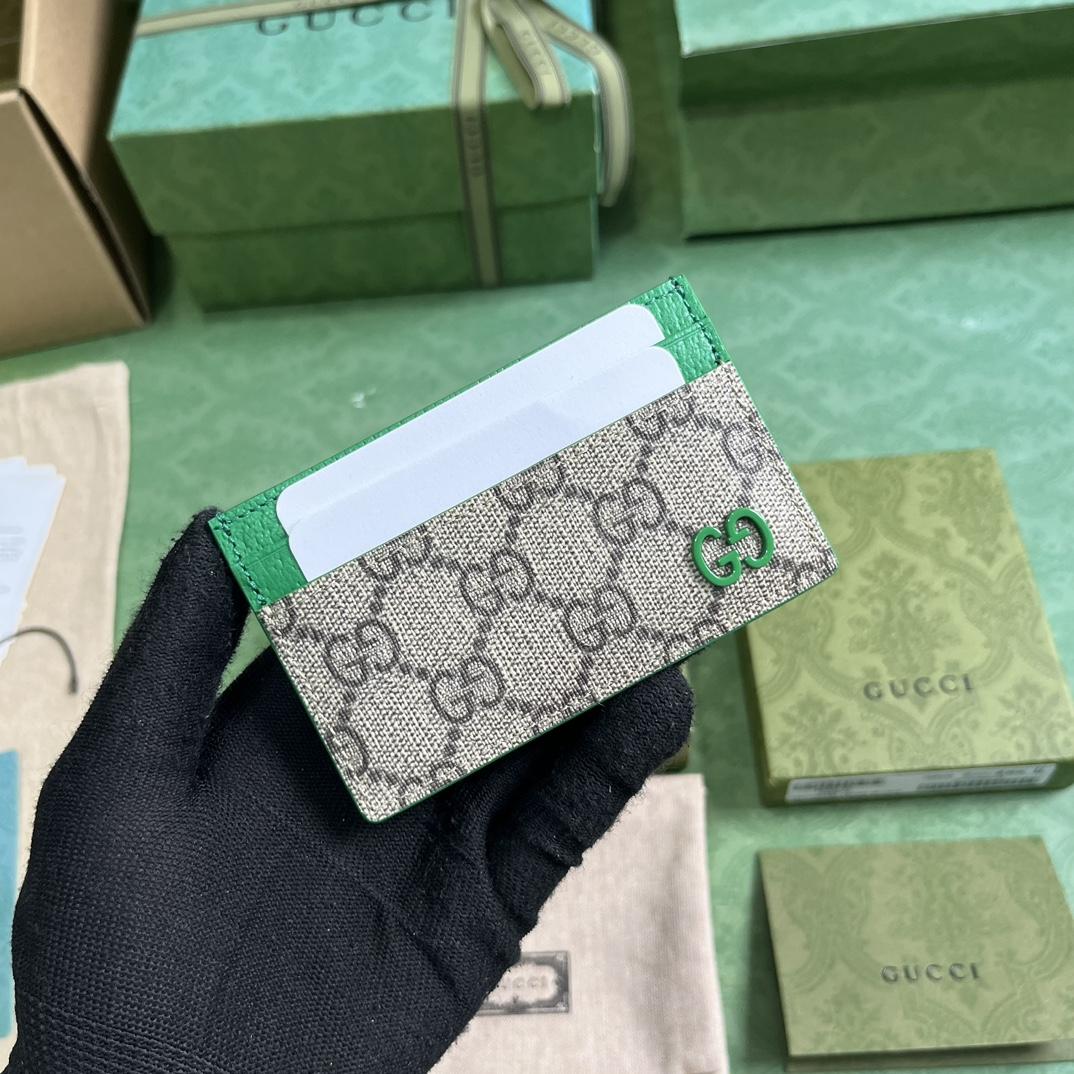 Gucci Card Case With GG Detail - DopestKickz