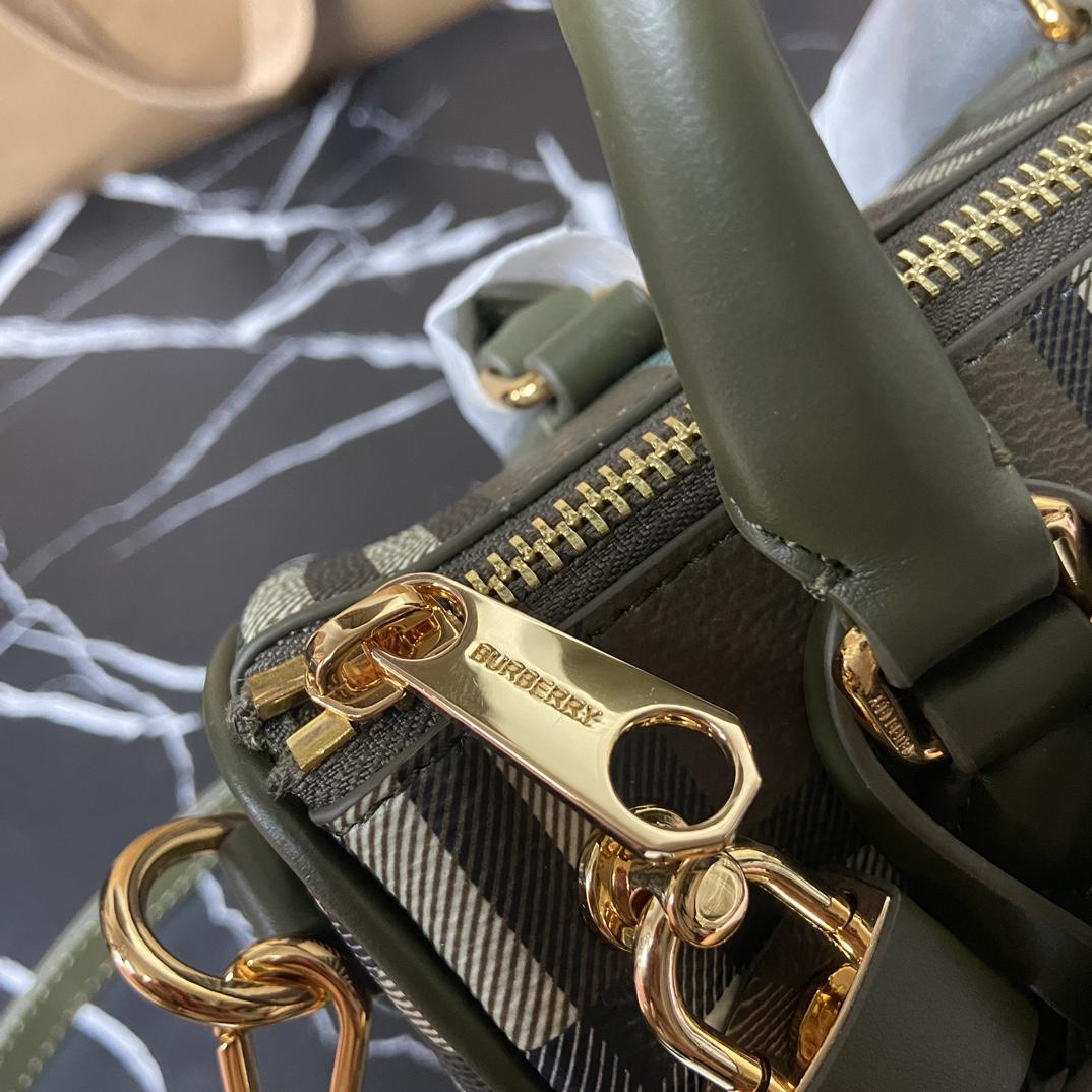 Burberry Check Mini Bowling Bag - DopestKickz