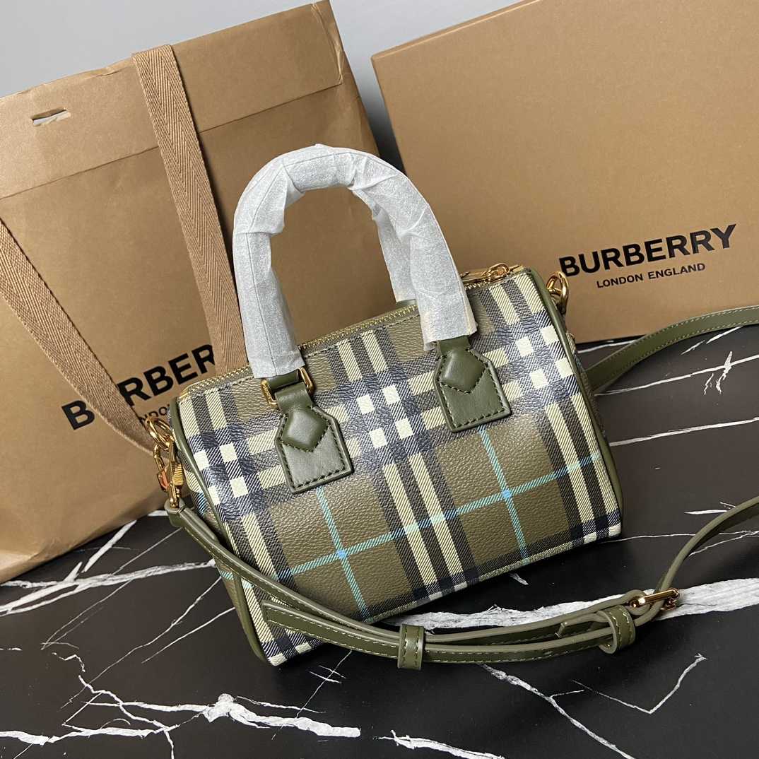 Burberry Check Mini Bowling Bag - DopestKickz