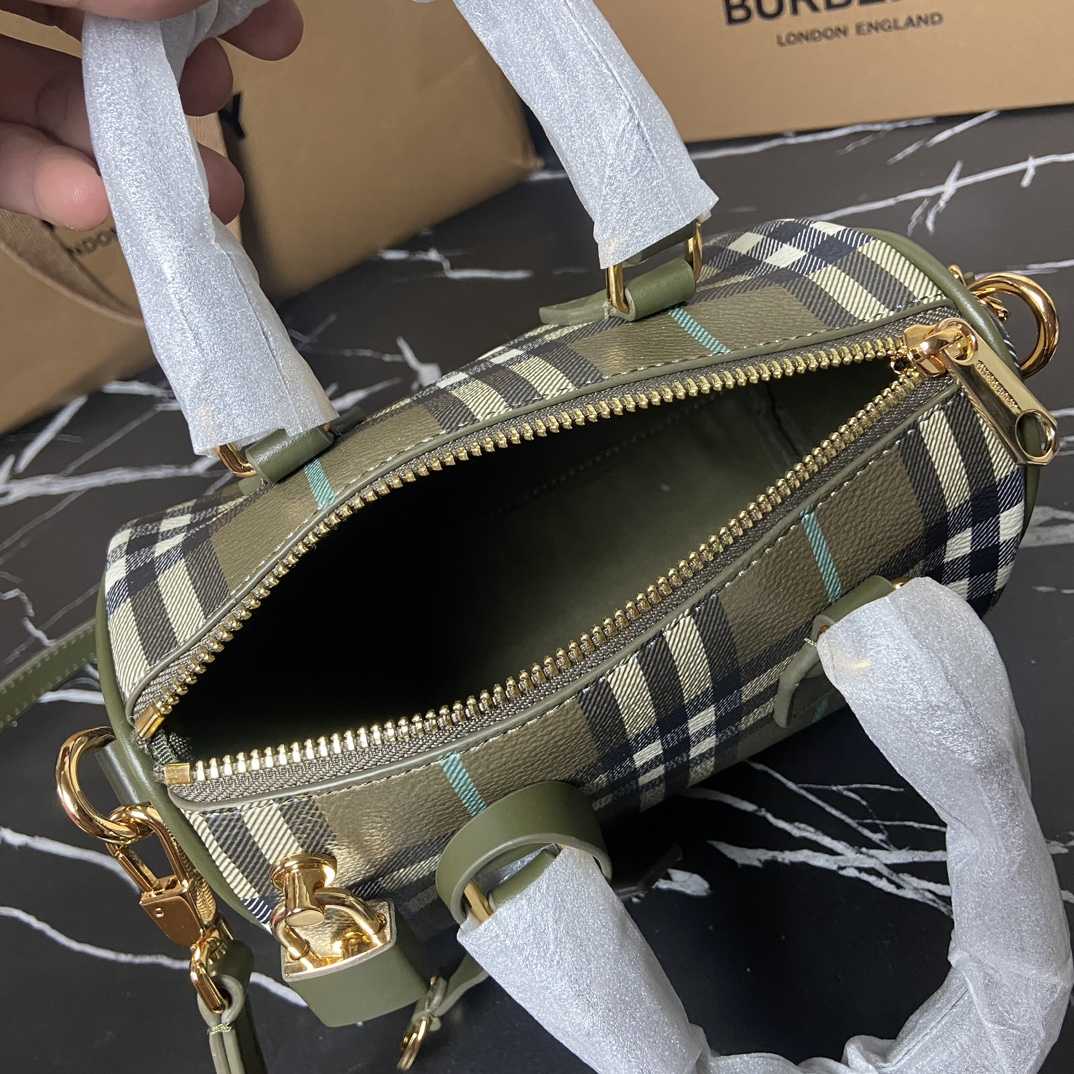 Burberry Check Mini Bowling Bag - DopestKickz