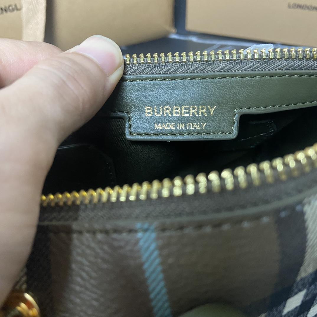 Burberry Check Mini Bowling Bag - DopestKickz