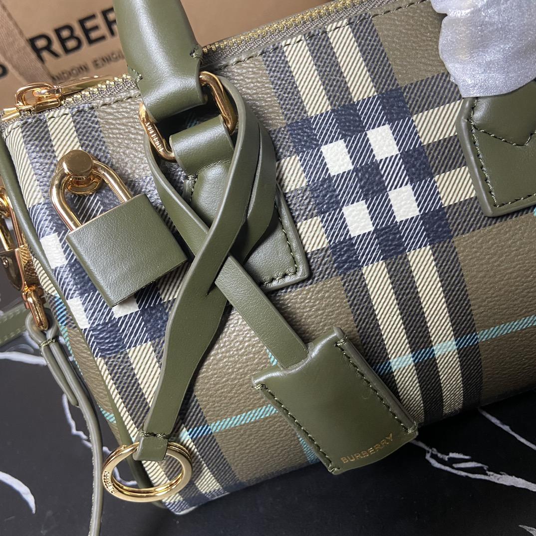 Burberry Check Mini Bowling Bag - DopestKickz