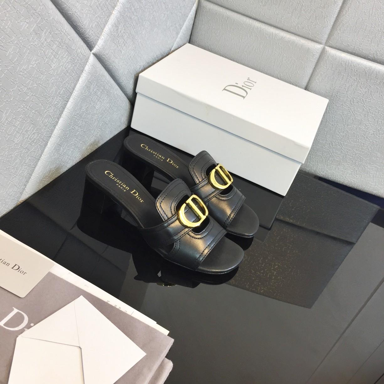 Dior 30 Montaigne Heeled Slide - DopestKickz