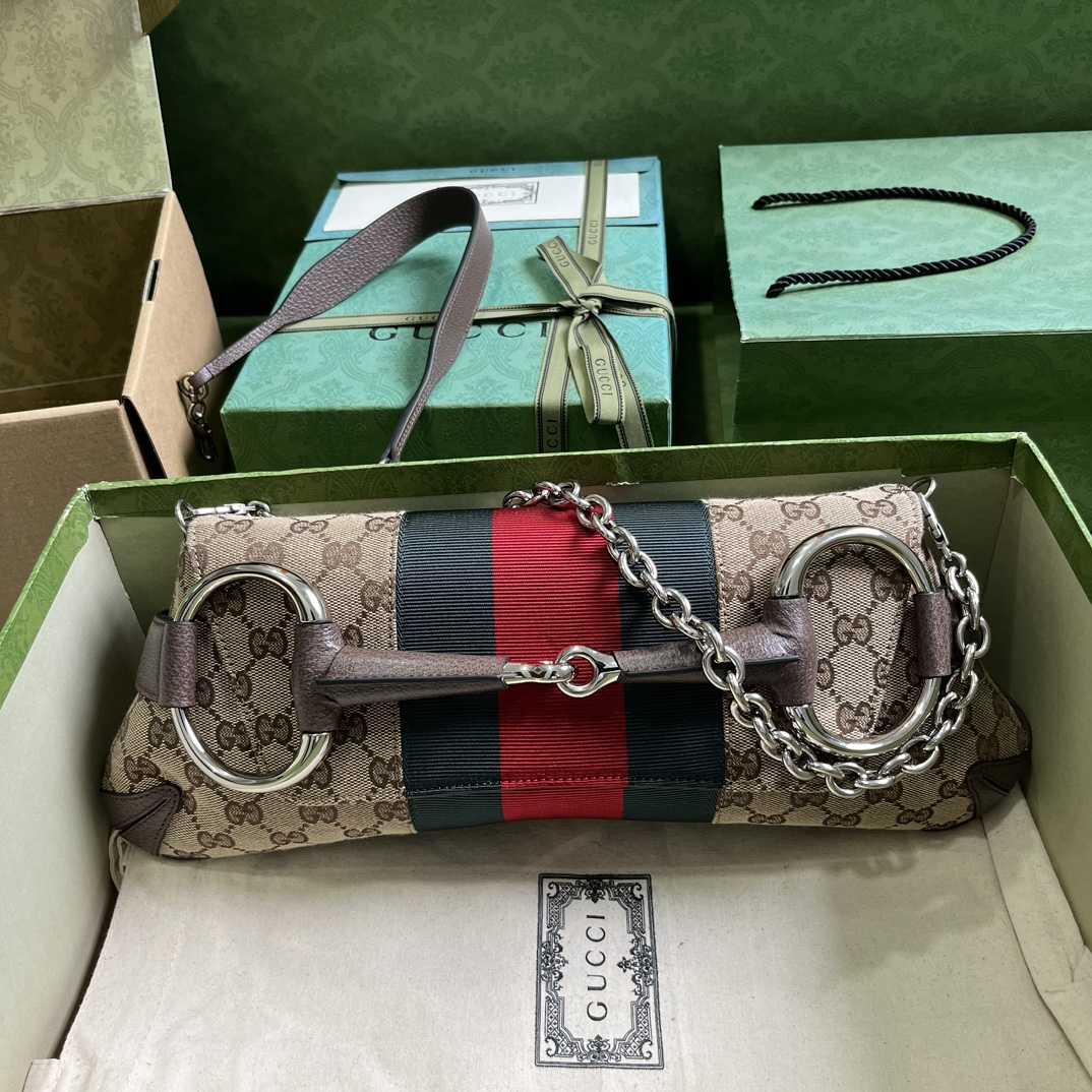 Gucci Horsebit Chain Medium Shoulder Bag (38x 15x 16cm) - DopestKickz