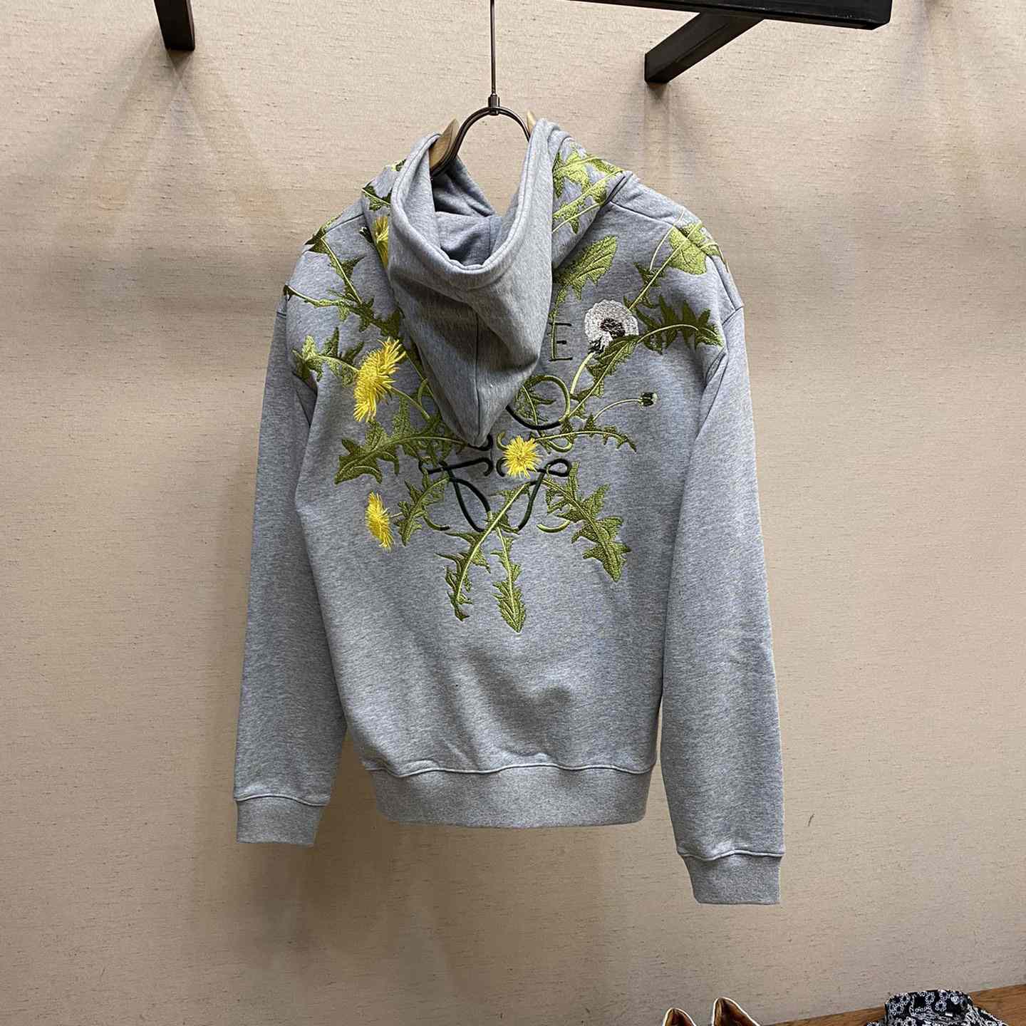 Loewe Anagram Flowers Hoodie In Cotton - DopestKickz