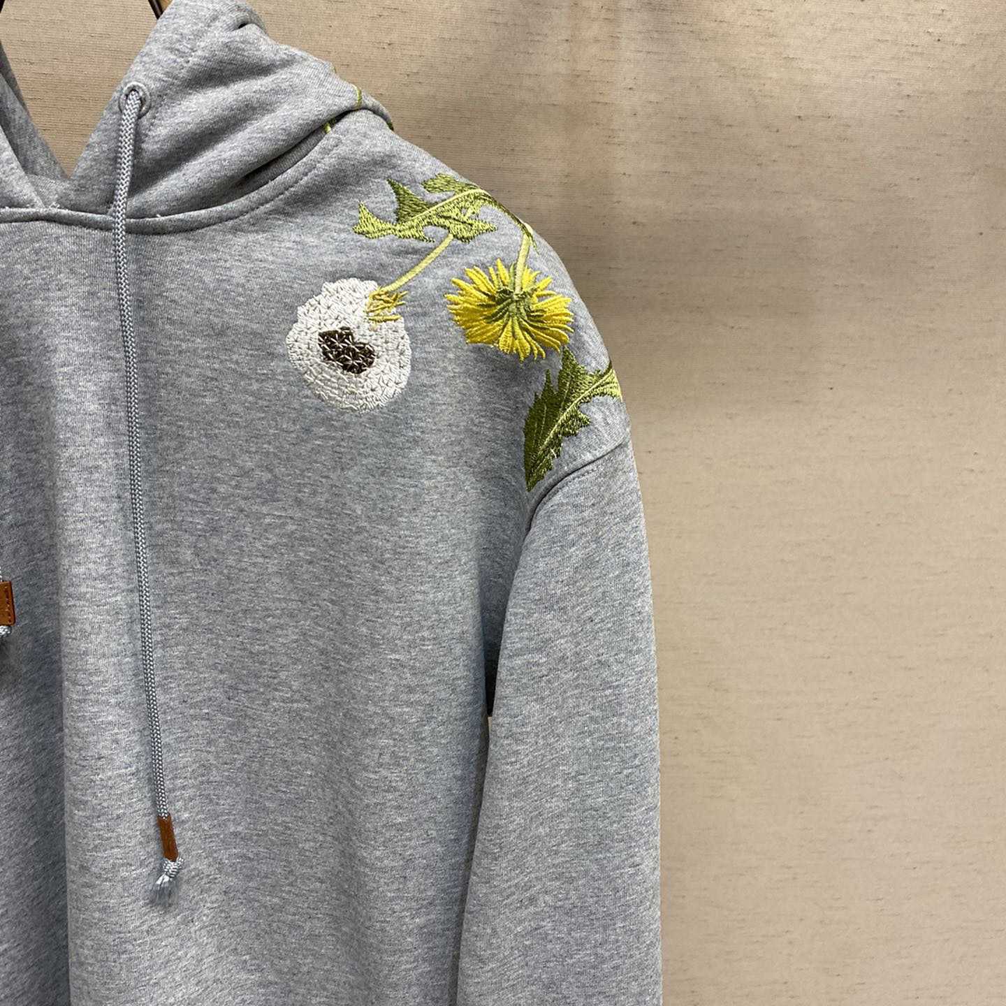 Loewe Anagram Flowers Hoodie In Cotton - DopestKickz