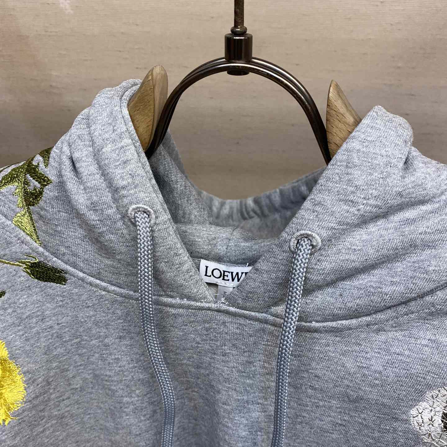 Loewe Anagram Flowers Hoodie In Cotton - DopestKickz