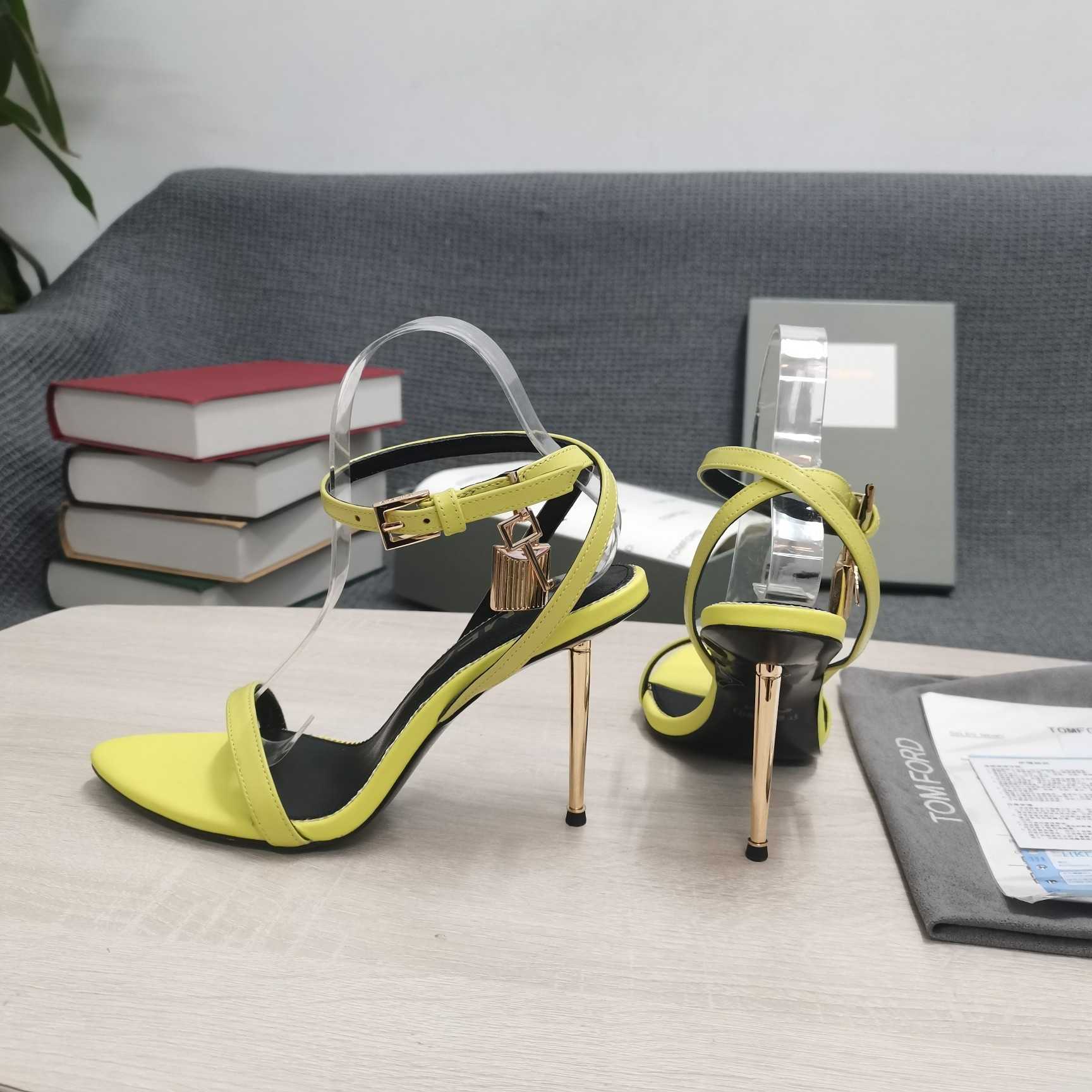 Tom Ford Naked 105mm Leather Sandals - DopestKickz