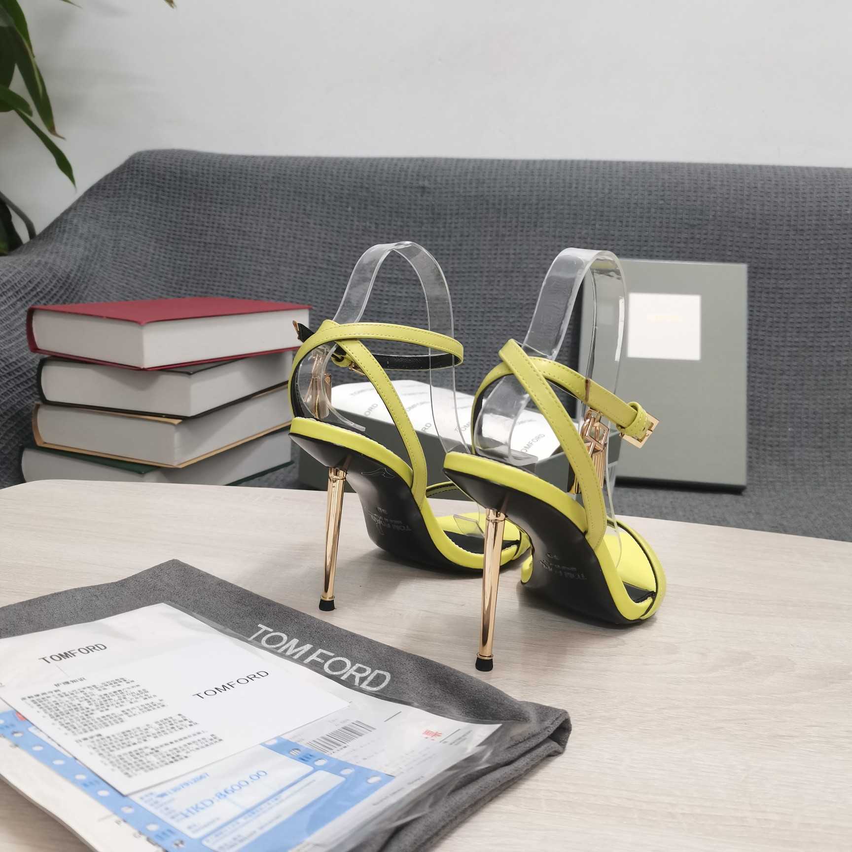 Tom Ford Naked 105mm Leather Sandals - DopestKickz