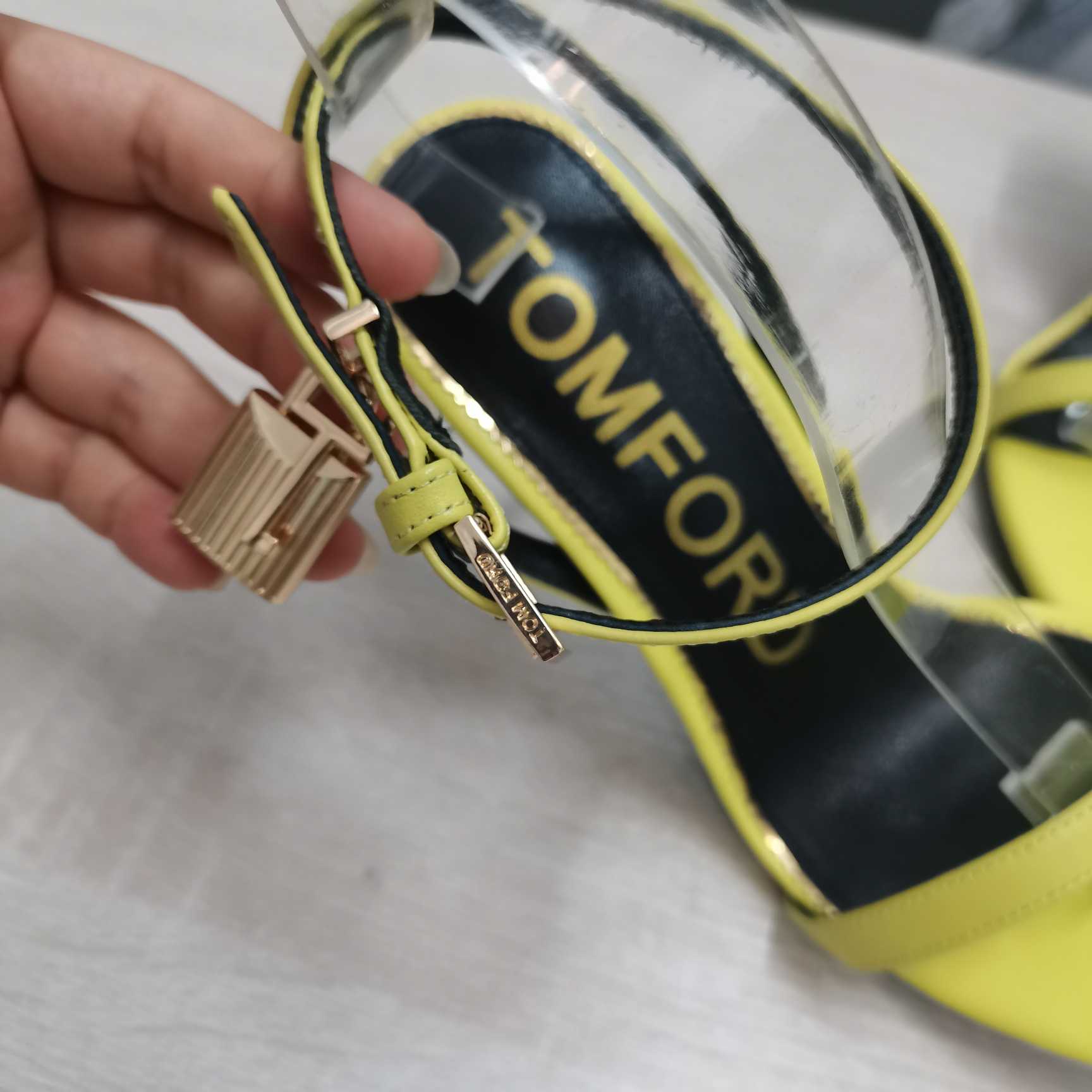 Tom Ford Naked 105mm Leather Sandals - DopestKickz