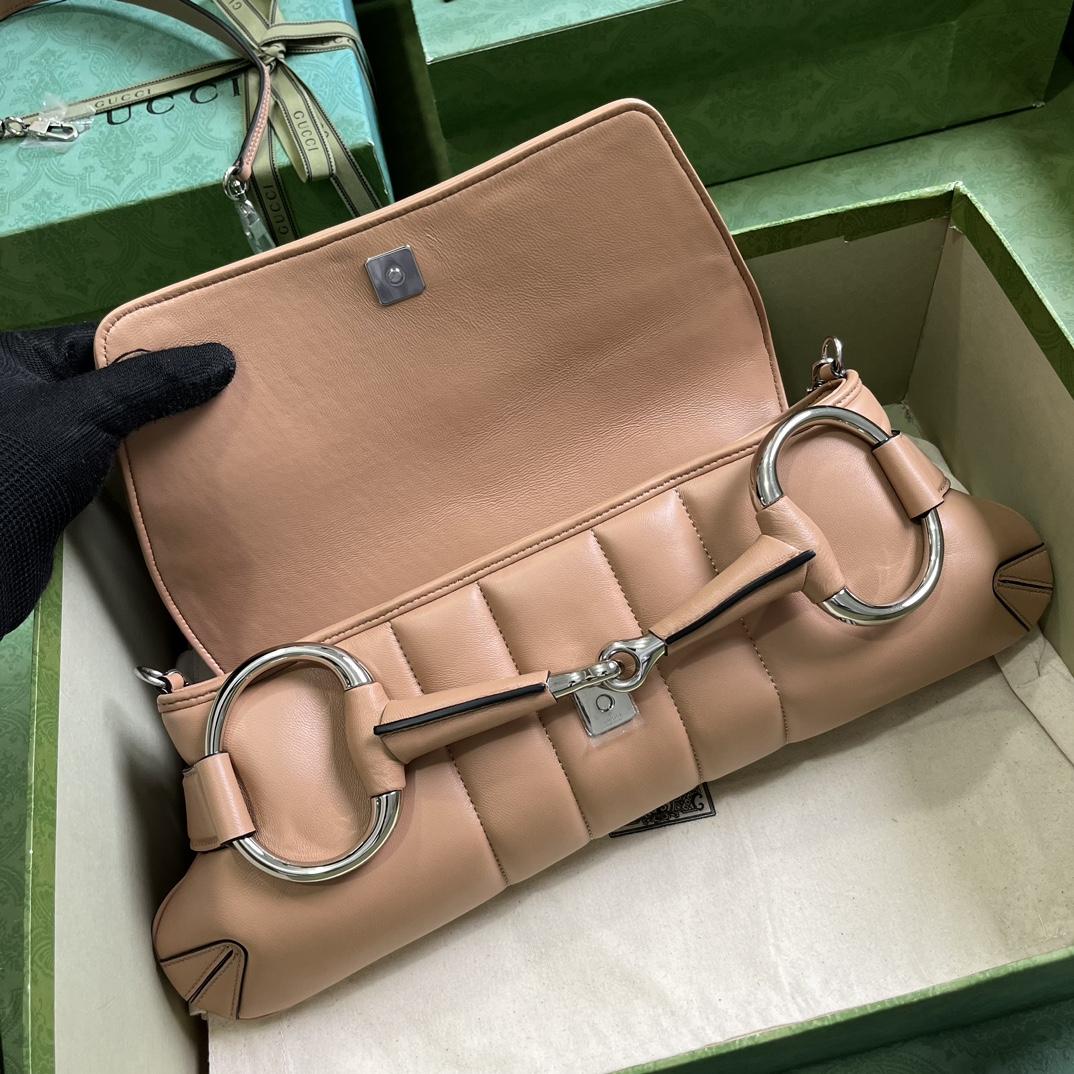 Gucci Horsebit Chain Medium Shoulder Bag (38x 15x 16cm) - DopestKickz