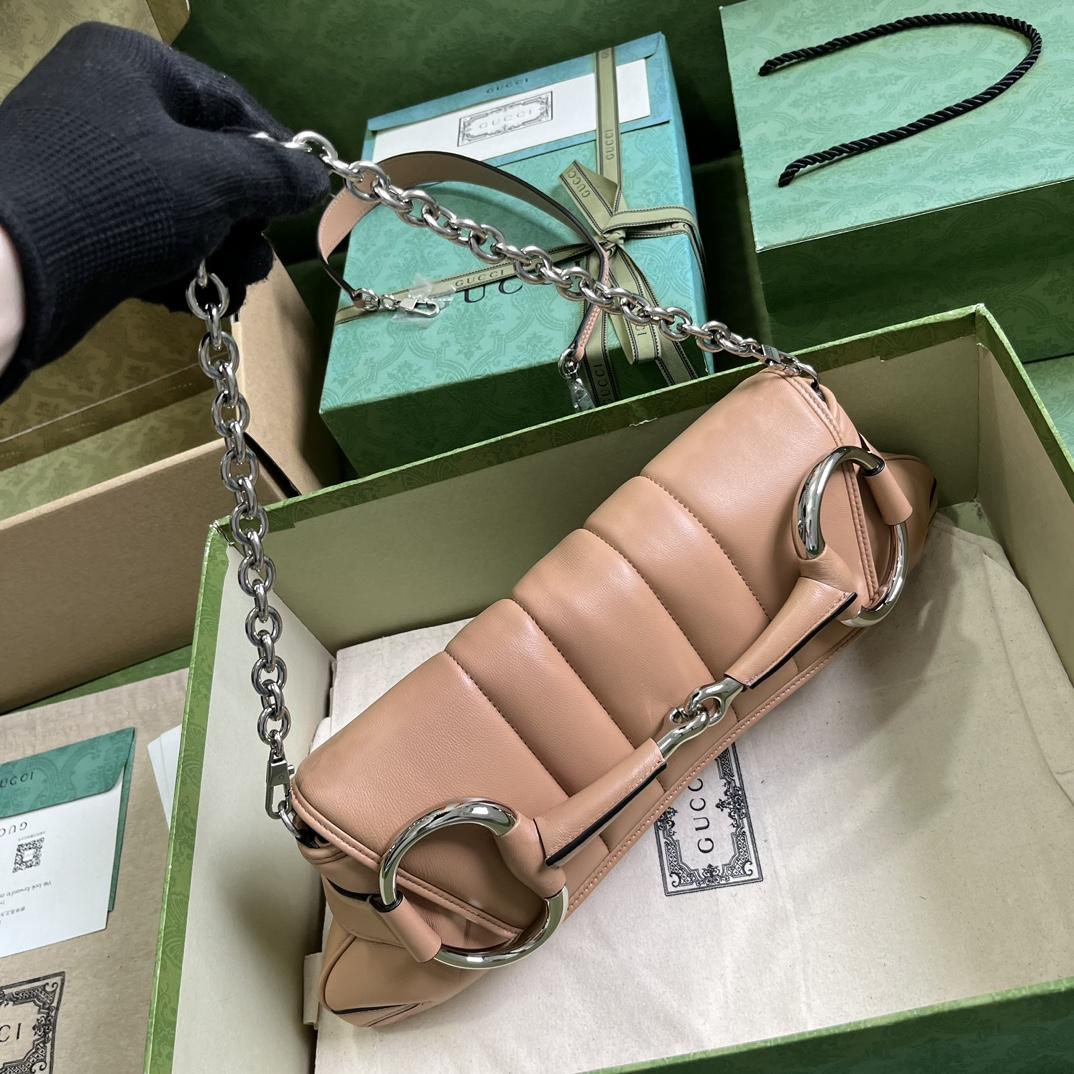 Gucci Horsebit Chain Medium Shoulder Bag (38x 15x 16cm) - DopestKickz