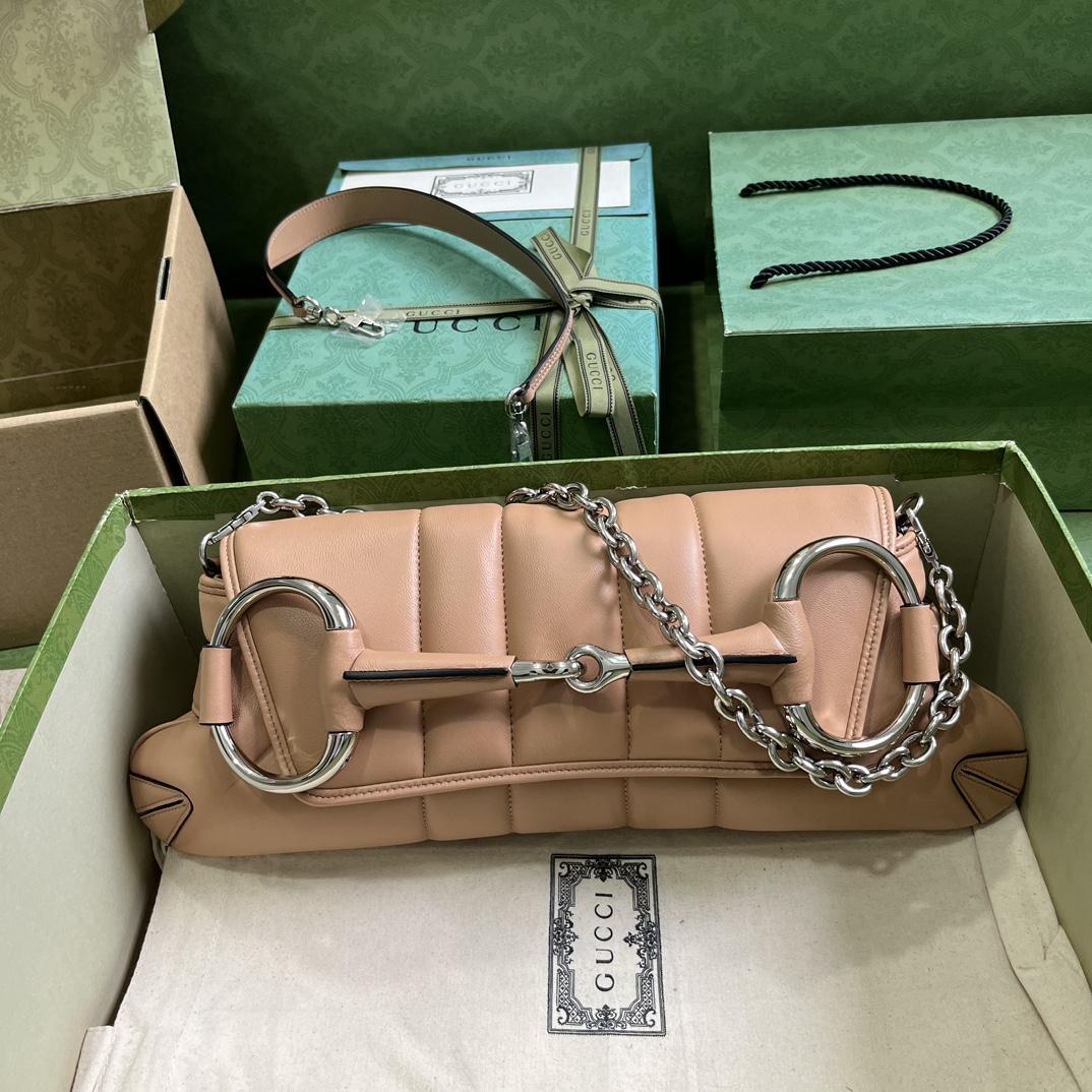 Gucci Horsebit Chain Medium Shoulder Bag (38x 15x 16cm) - DopestKickz
