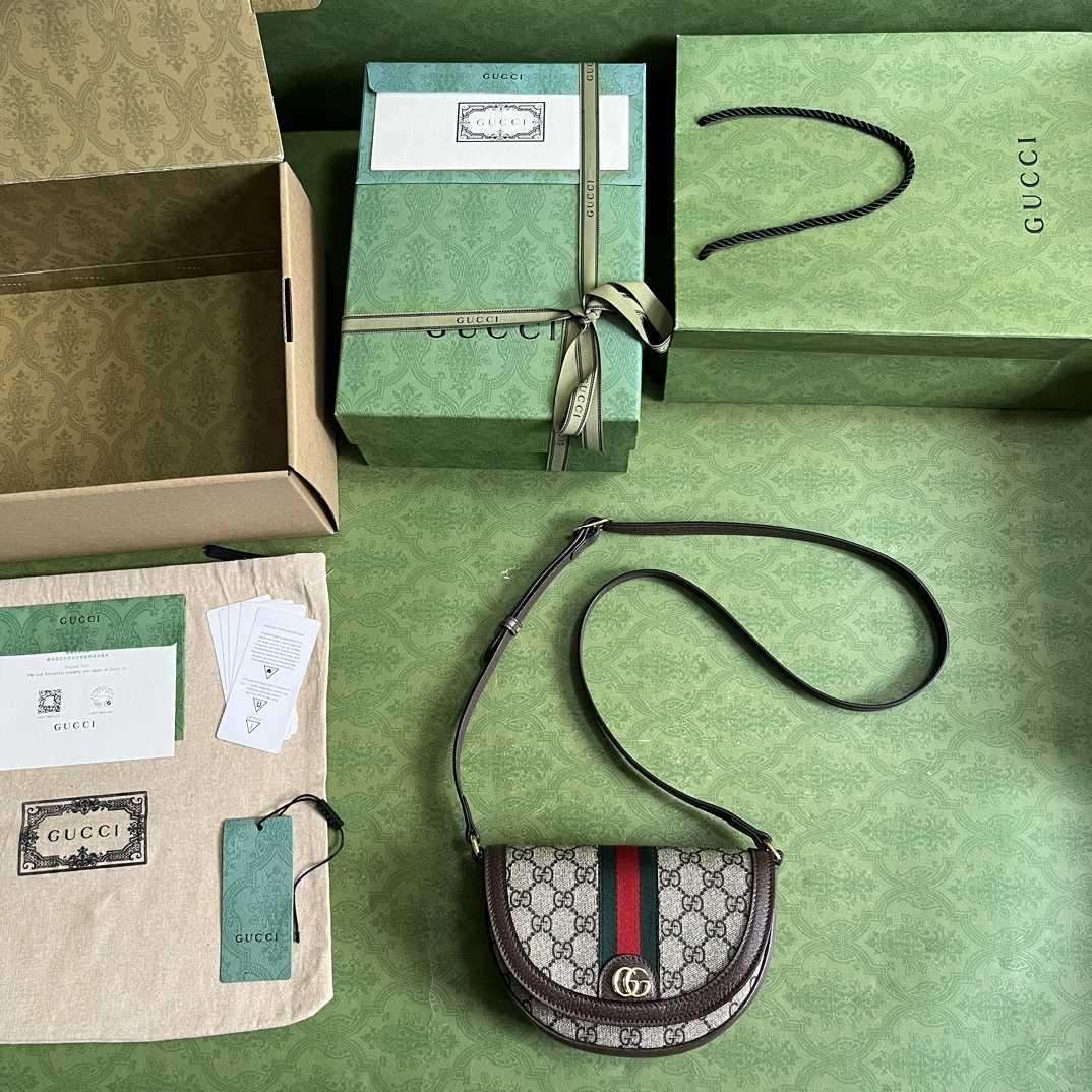 Gucci Ophidia Mini GG Shoulder Bag - DopestKickz