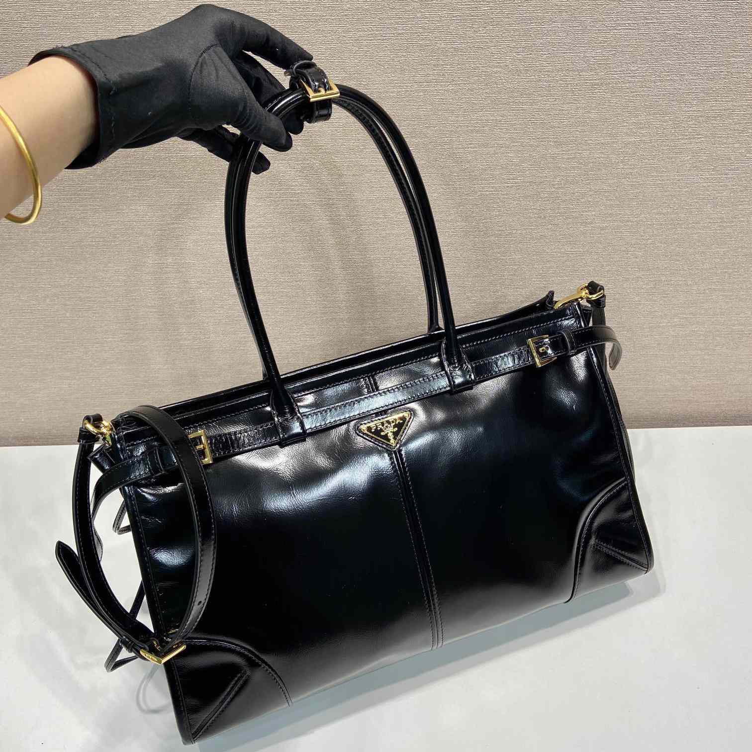 Prada Large Leather Handbag - DopestKickz