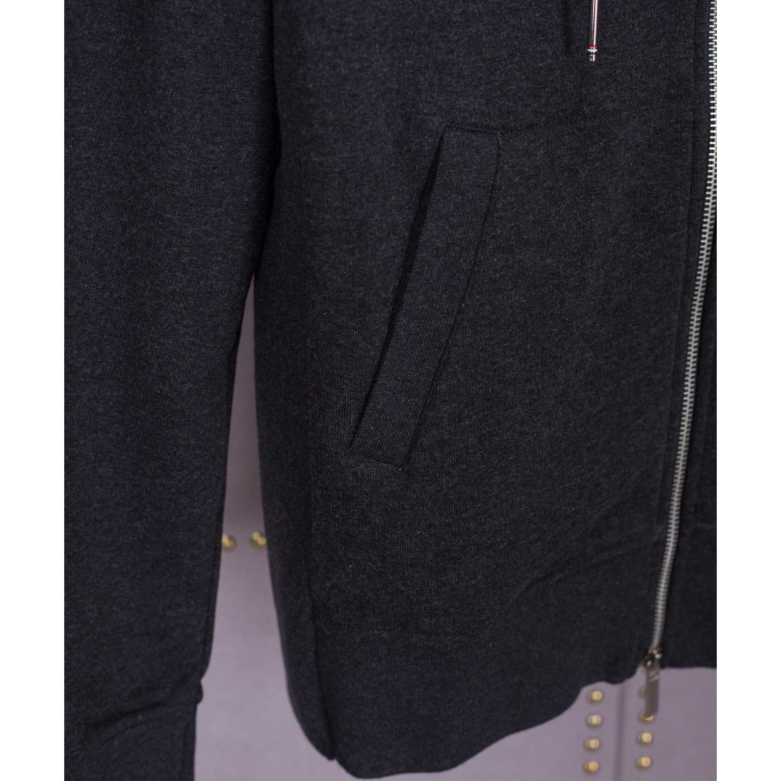 Thom Browne 4-Bar Zip-Up Cotton Hoodie - DopestKickz