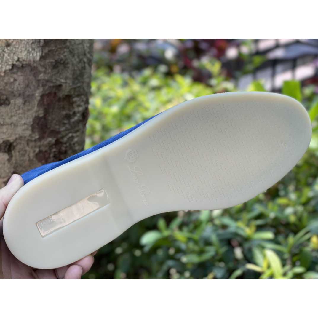 Loro Piana White Sole Summer Walk Loafers - DopestKickz