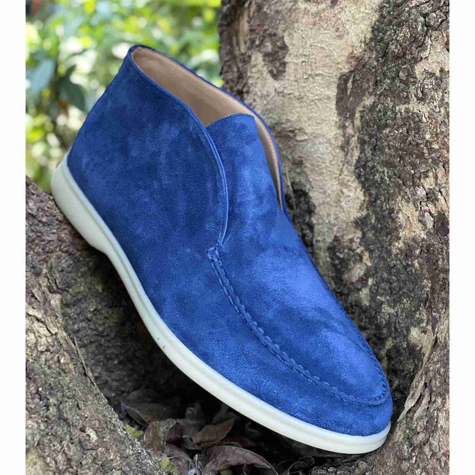 Loro Piana White Sole Summer Walk Loafers - DopestKickz