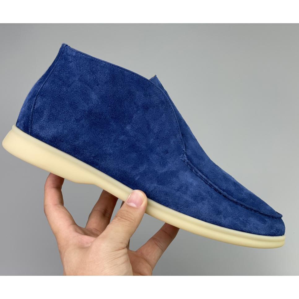 Loro Piana White Sole Summer Walk Loafers - DopestKickz