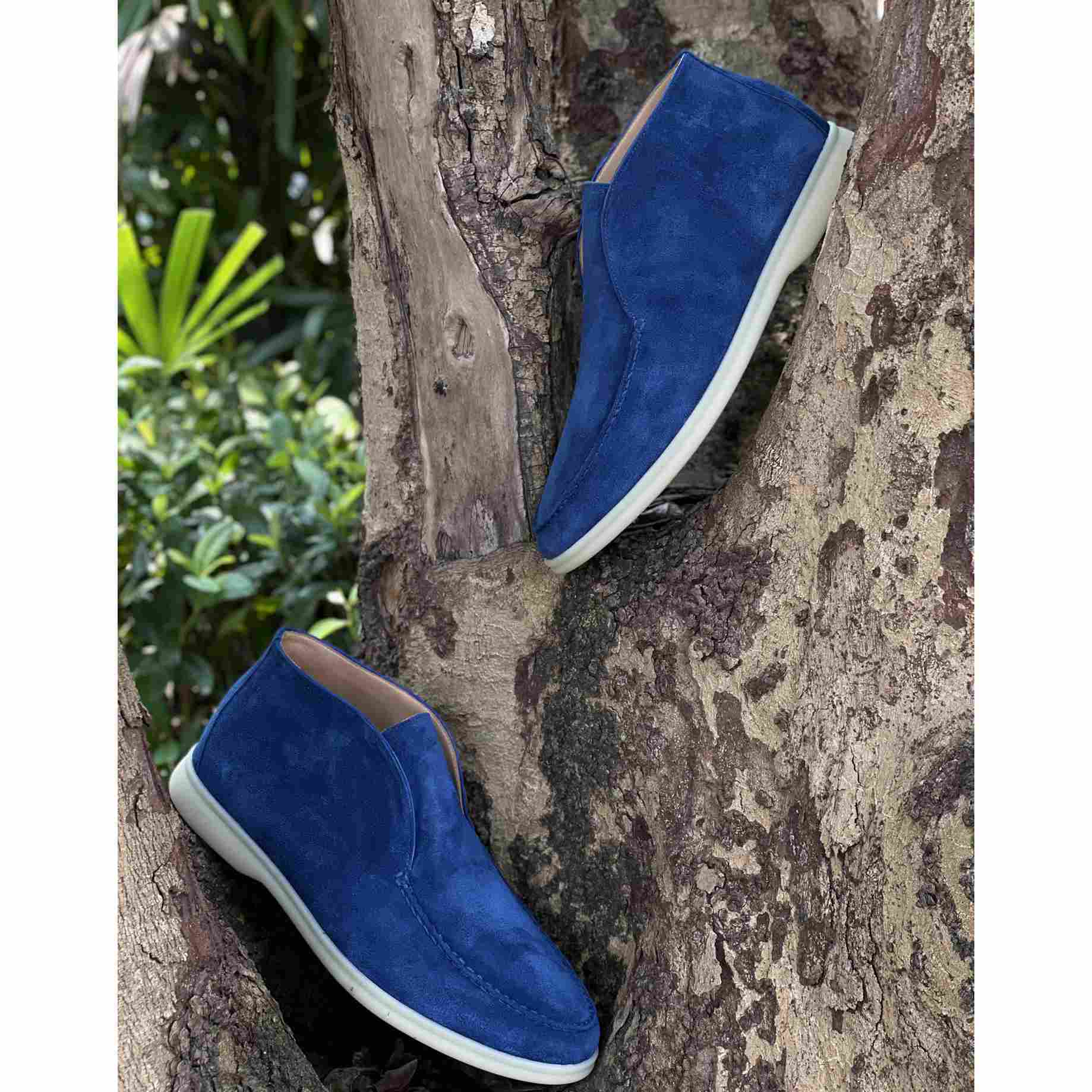 Loro Piana White Sole Summer Walk Loafers - DopestKickz