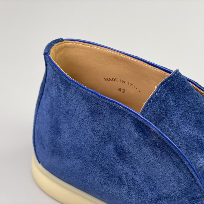 Loro Piana White Sole Summer Walk Loafers - DopestKickz