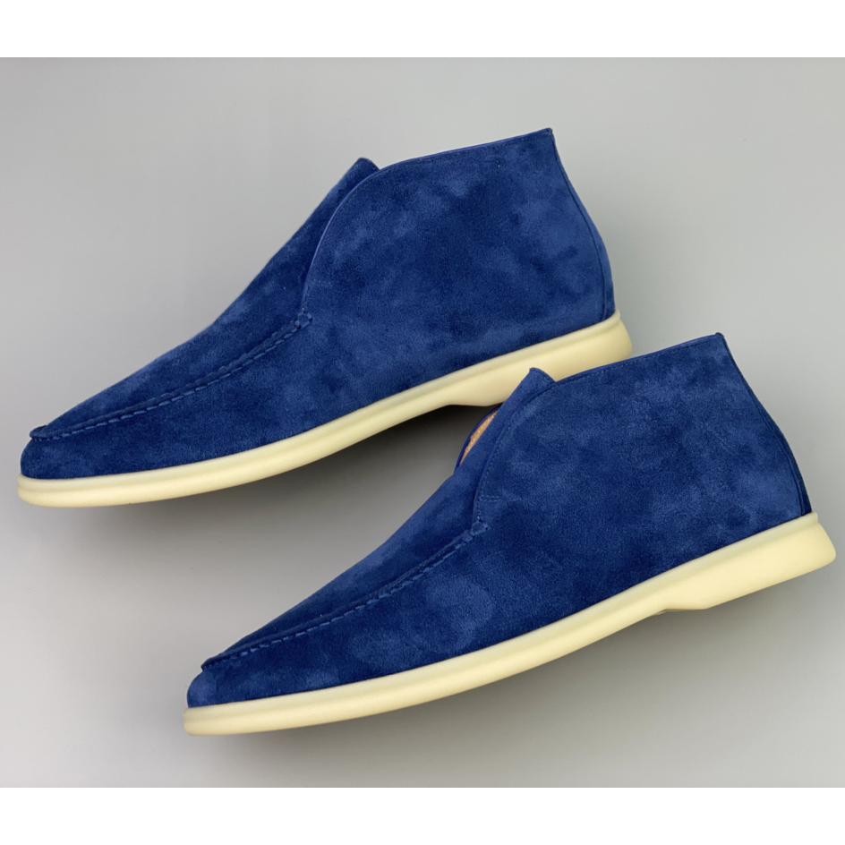 Loro Piana White Sole Summer Walk Loafers - DopestKickz