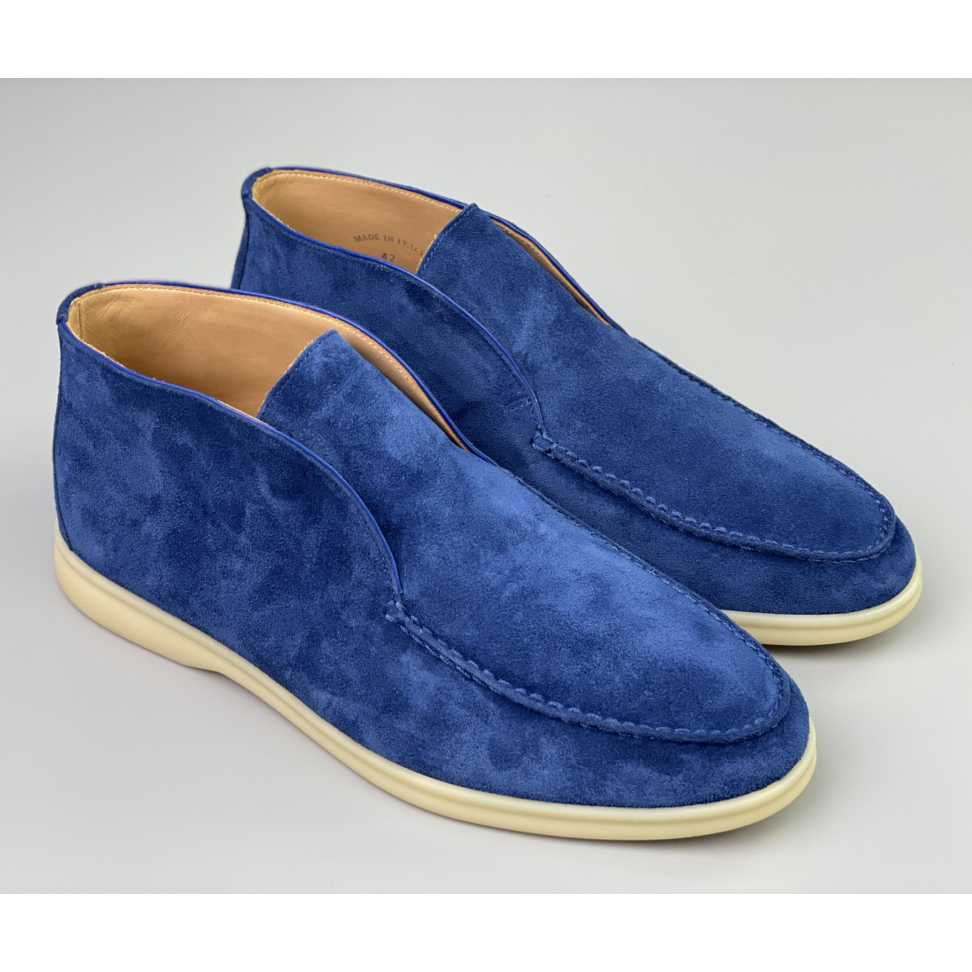 Loro Piana White Sole Summer Walk Loafers - DopestKickz