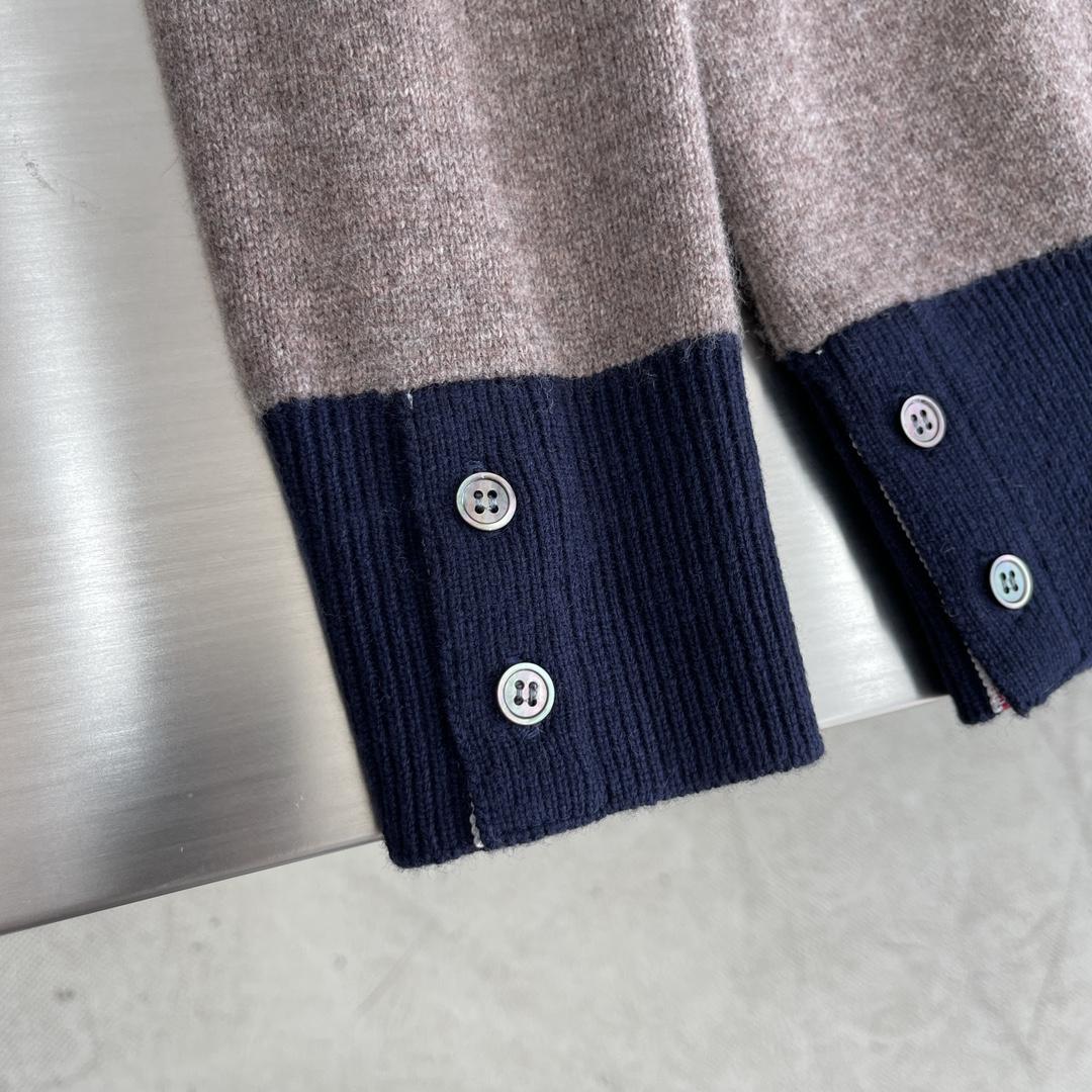 Thom Browne Shetland Wool Raglan 4-bar Crew Neck Pullover - DopestKickz