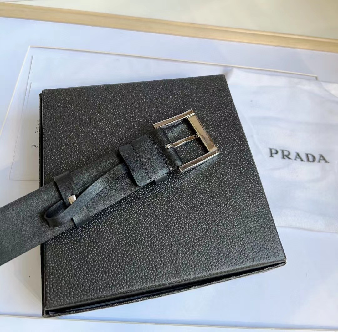 Prada Leather Belt - DopestKickz
