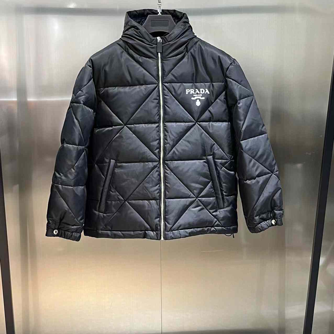 Prada Cropped Re-Nylon Down Jacket - DopestKickz