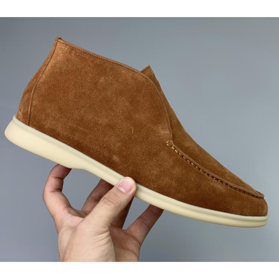 Loro Piana White Sole Summer Walk Loafers - DopestKickz