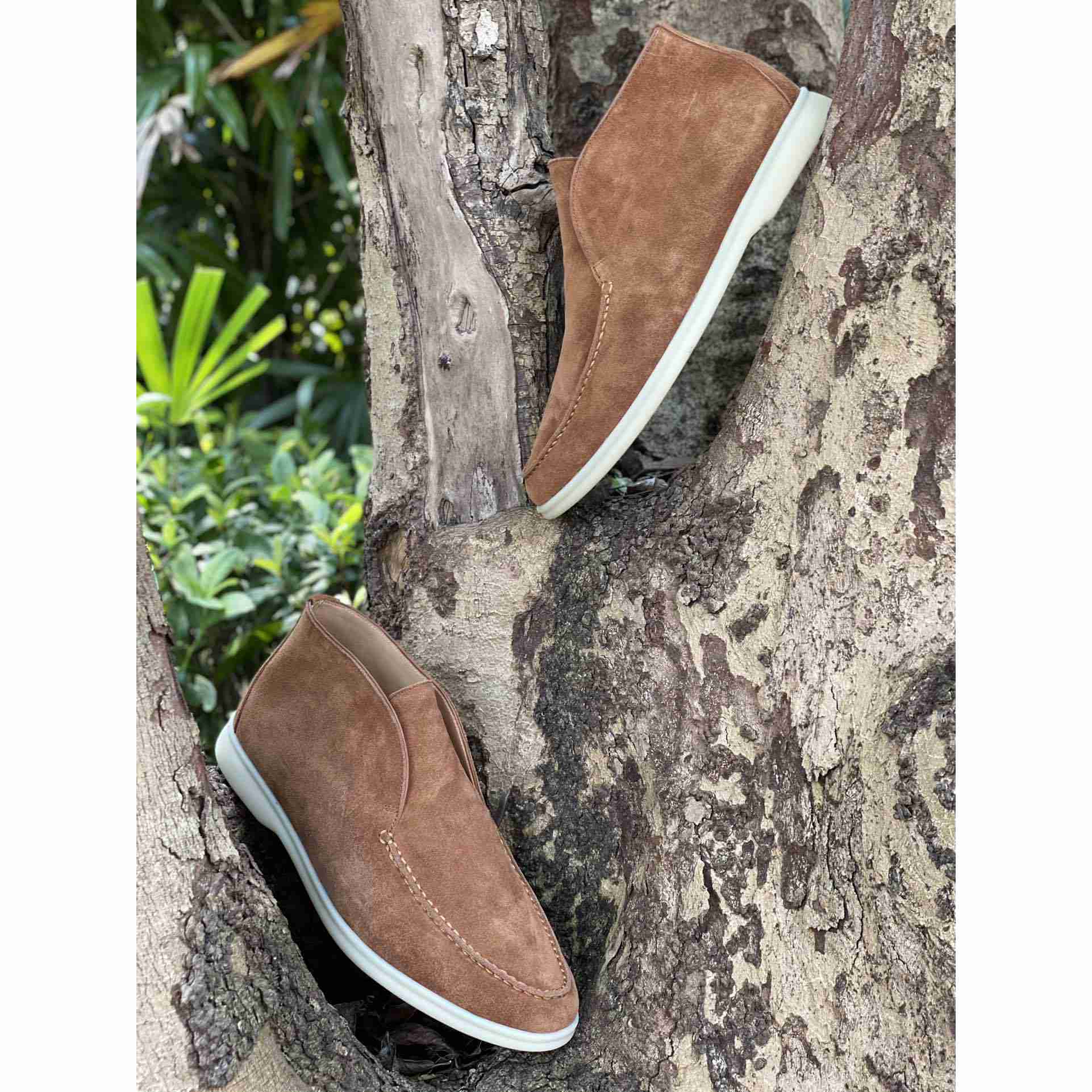 Loro Piana White Sole Summer Walk Loafers - DopestKickz