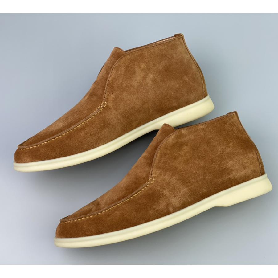 Loro Piana White Sole Summer Walk Loafers - DopestKickz