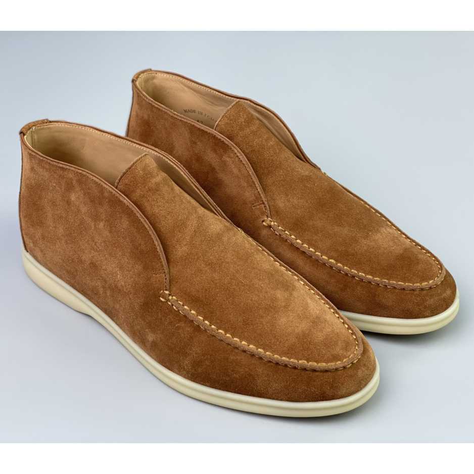 Loro Piana White Sole Summer Walk Loafers - DopestKickz