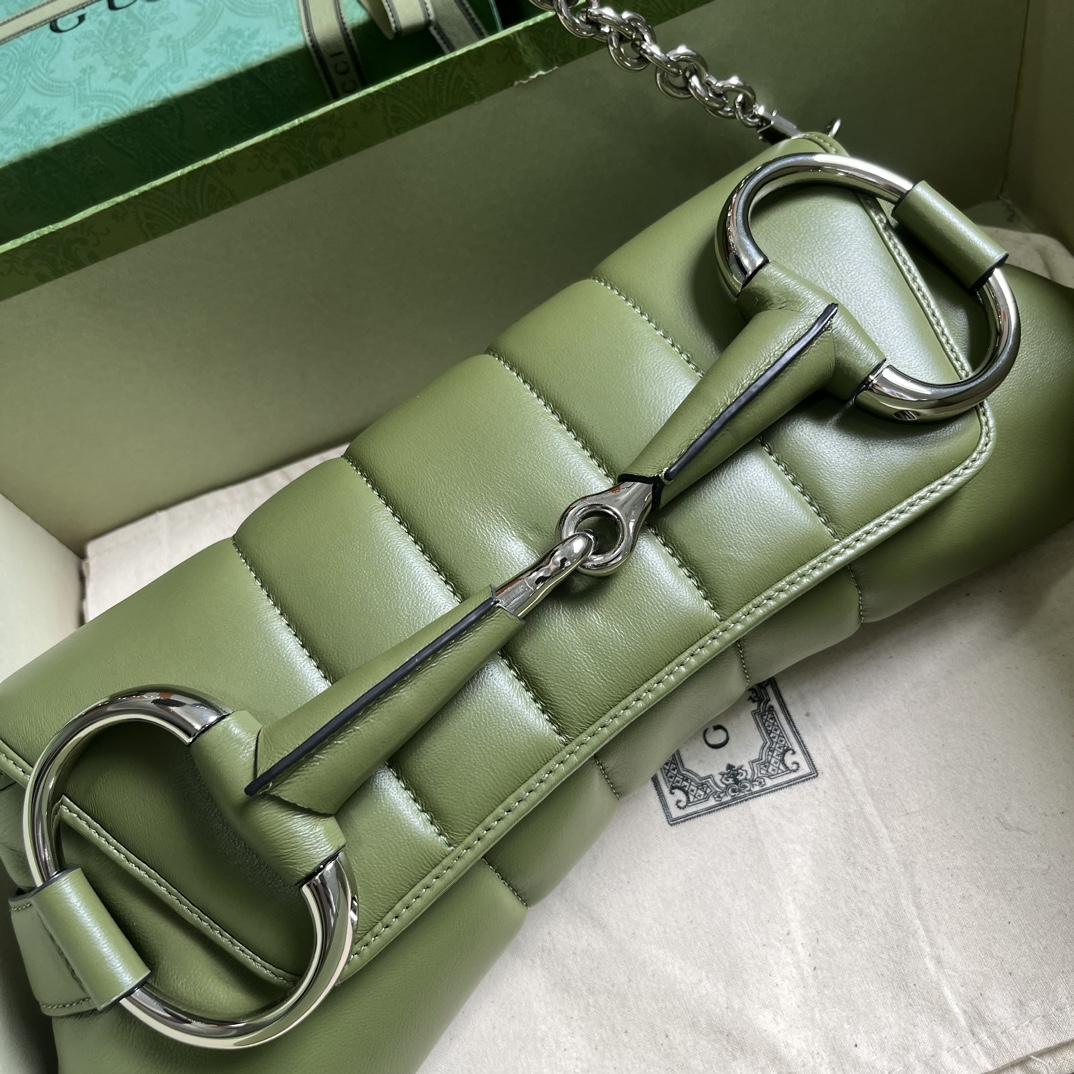 Gucci Horsebit Chain Medium Shoulder Bag (38x 15x 16cm) - DopestKickz
