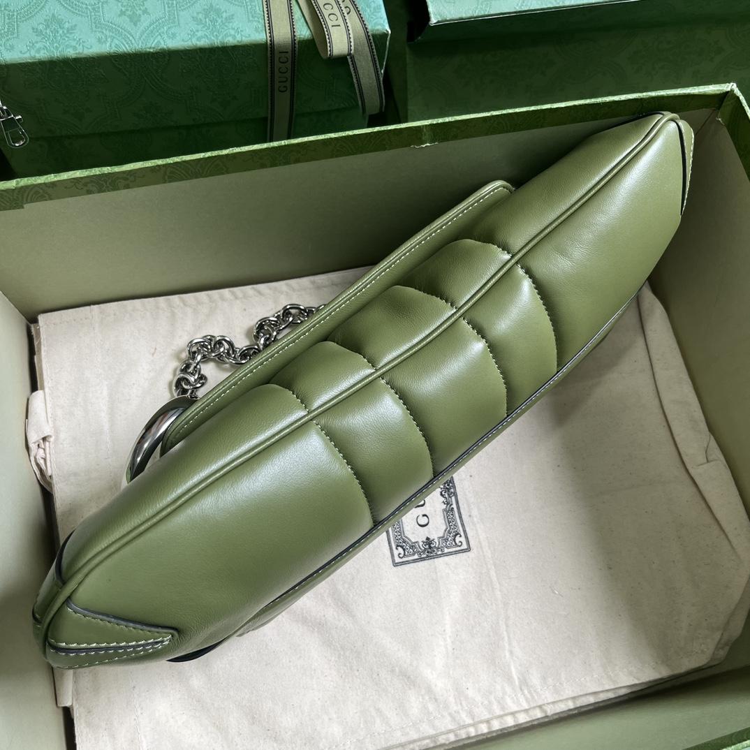 Gucci Horsebit Chain Medium Shoulder Bag (38x 15x 16cm) - DopestKickz