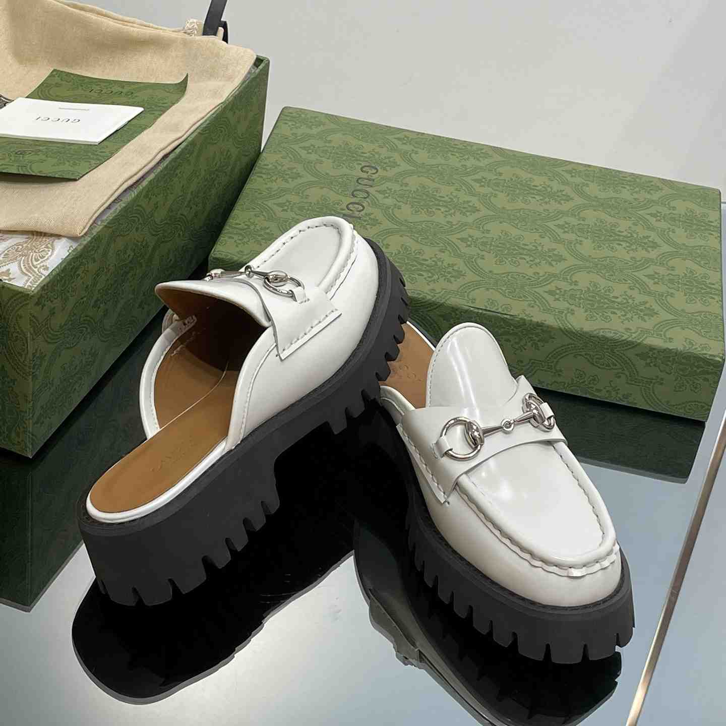 Gucci Women's Mule With Horsebit - DopestKickz