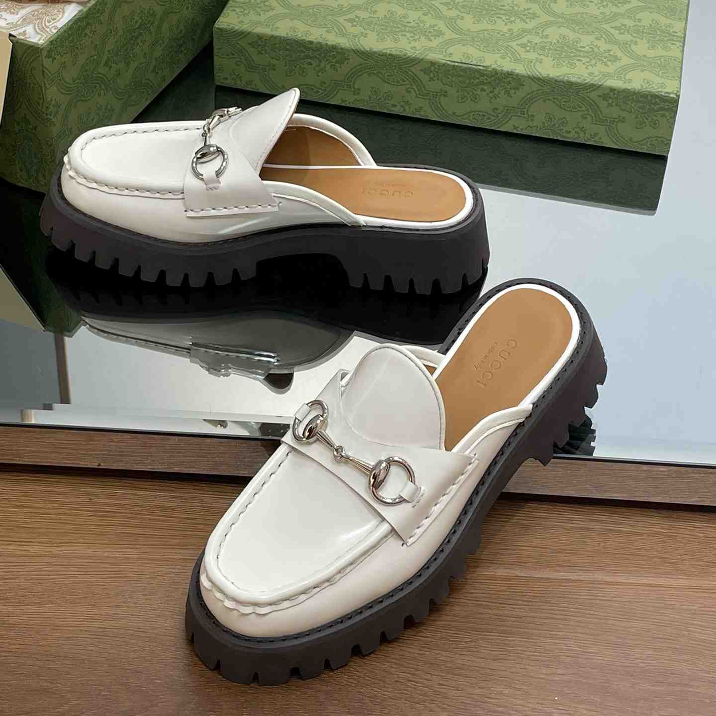 Gucci Women's Mule With Horsebit - DopestKickz