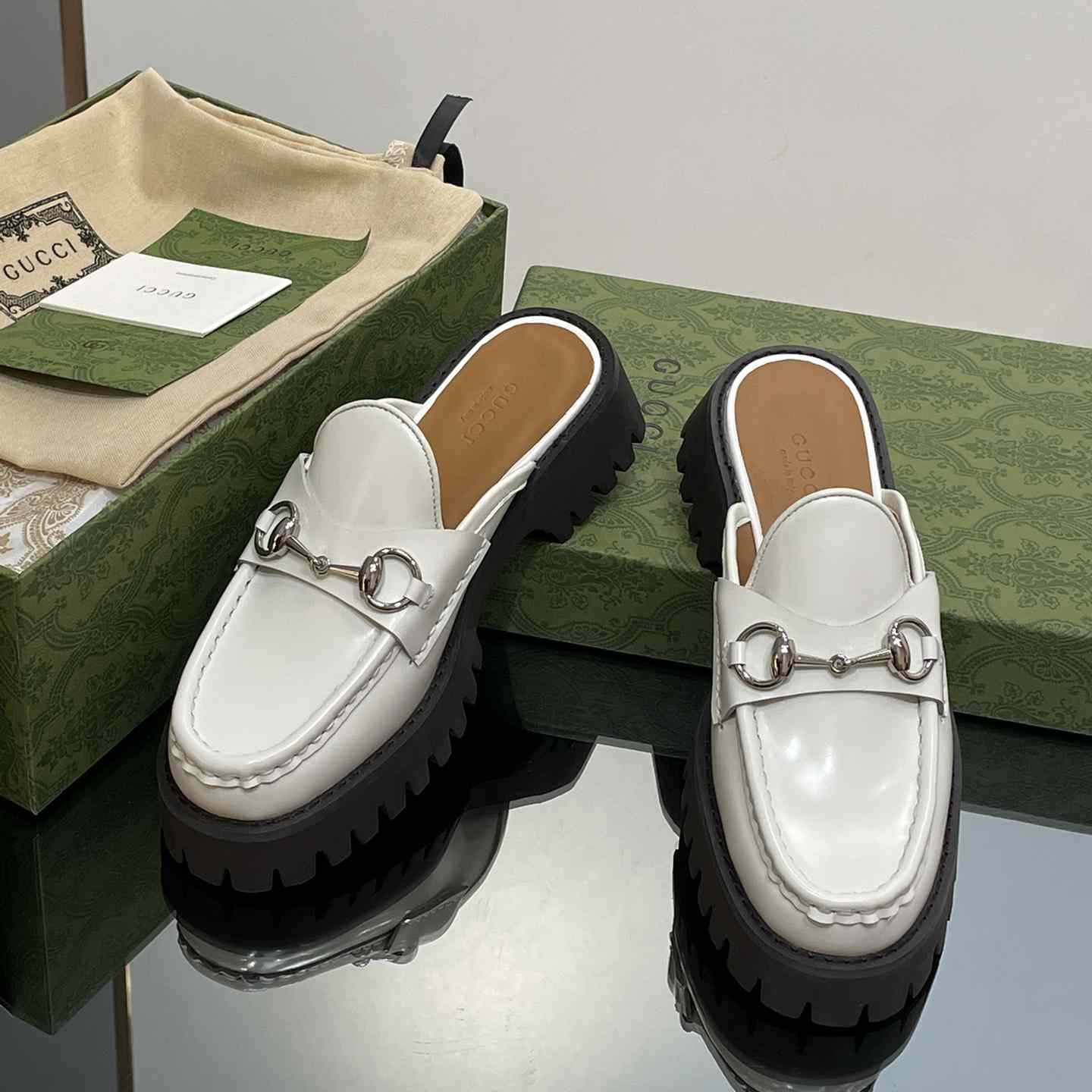 Gucci Women's Mule With Horsebit - DopestKickz