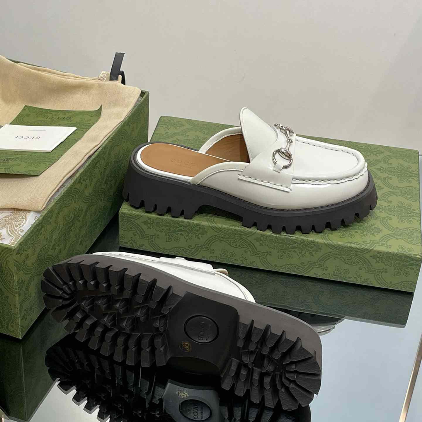 Gucci Women's Mule With Horsebit - DopestKickz